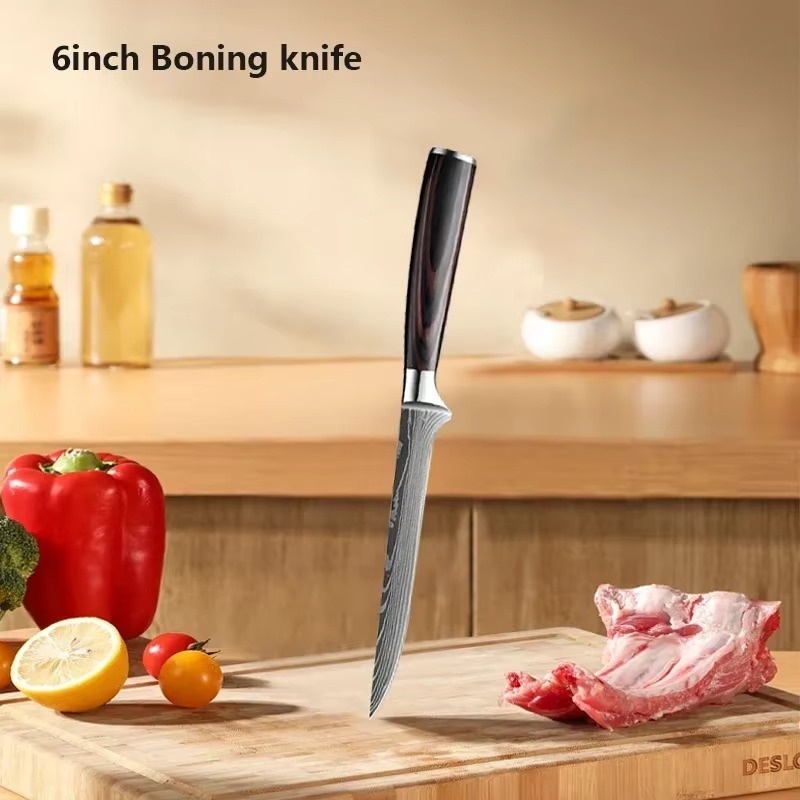Precision Damascus Chef Knives