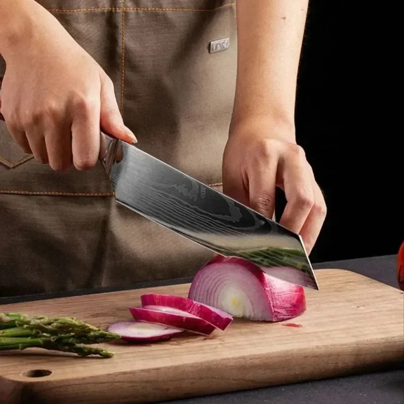 Precision Damascus Chef Knives