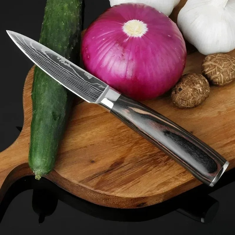 Precision Damascus Chef Knives