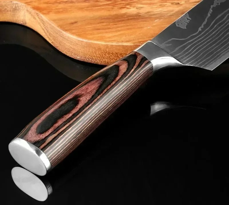 Precision Damascus Chef Knives