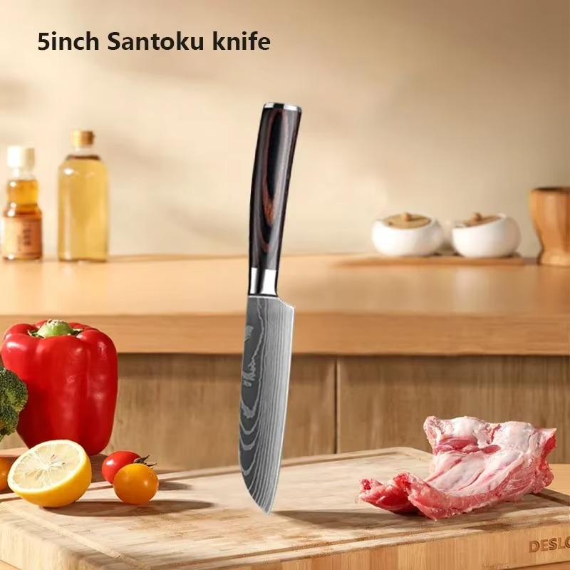 Precision Damascus Chef Knives