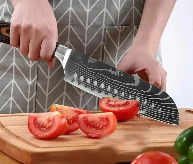 Precision Damascus Chef Knives