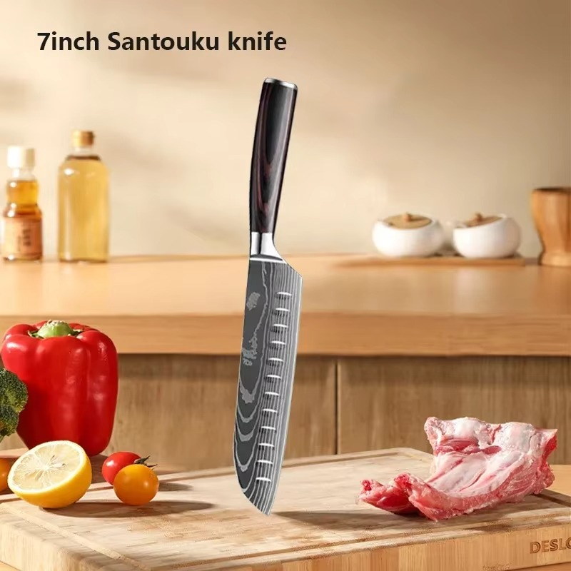 Precision Damascus Chef Knives
