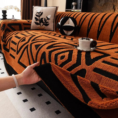Woven Boho Throw Blanket for Sofas and Couches