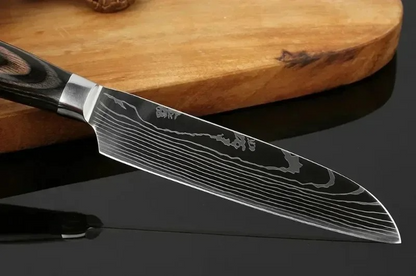 Precision Damascus Chef Knives