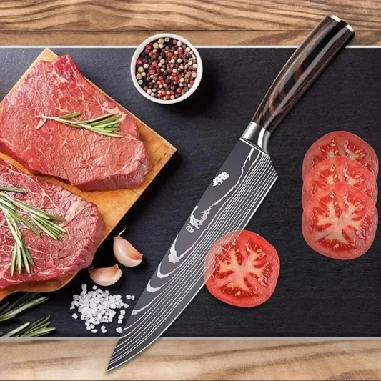 Precision Damascus Chef Knives