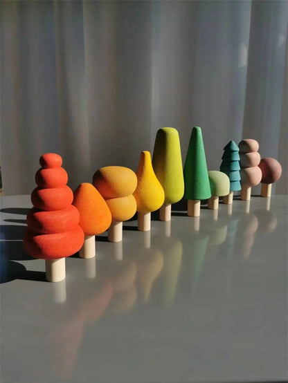 Nordic Wooden Stacking Blocks for Toddlers