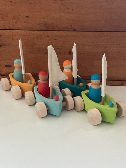 Nordic Wooden Stacking Blocks for Toddlers