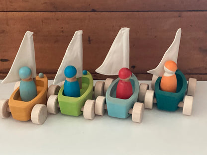 Nordic Wooden Stacking Blocks for Toddlers