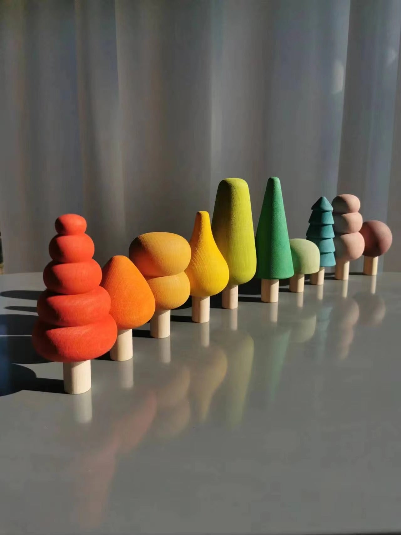 Nordic Wooden Stacking Blocks for Toddlers